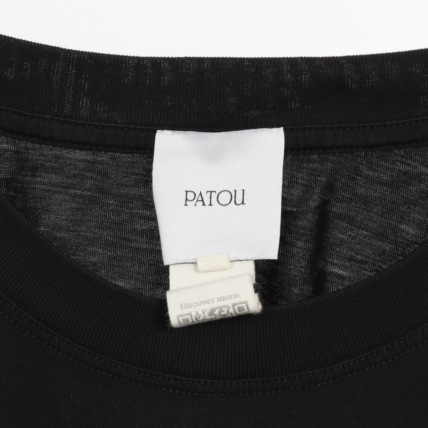 ロゴプリント Tシャツ カットソー コットン ブラック パトゥ トップス PATOU