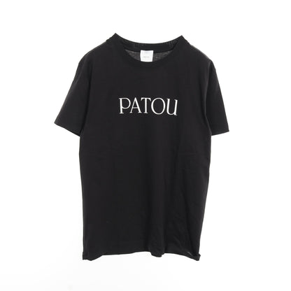 ロゴプリント Tシャツ カットソー コットン ブラック パトゥ トップス PATOU