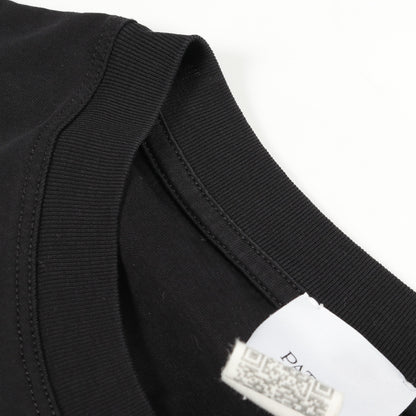 ロゴプリント Tシャツ カットソー コットン ブラック パトゥ トップス PATOU