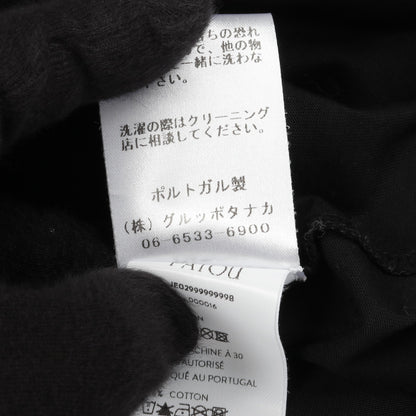 ロゴプリント Tシャツ カットソー コットン ブラック パトゥ トップス PATOU
