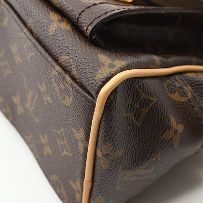 マンハッタンPM モノグラム ハンドバッグ PVC レザー ブラウン ルイヴィトン バッグ LOUIS VUITTON