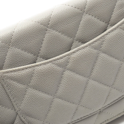 マトラッセ チェーンウォレット キャビアスキン グレー ゴールド金具 シャネル バッグ CHANEL