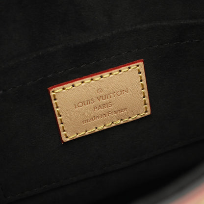 ダッフルバッグ モノグラム ハンドバッグ PVC レザー ブラウン 2WAY ルイヴィトン バッグ LOUIS VUITTON