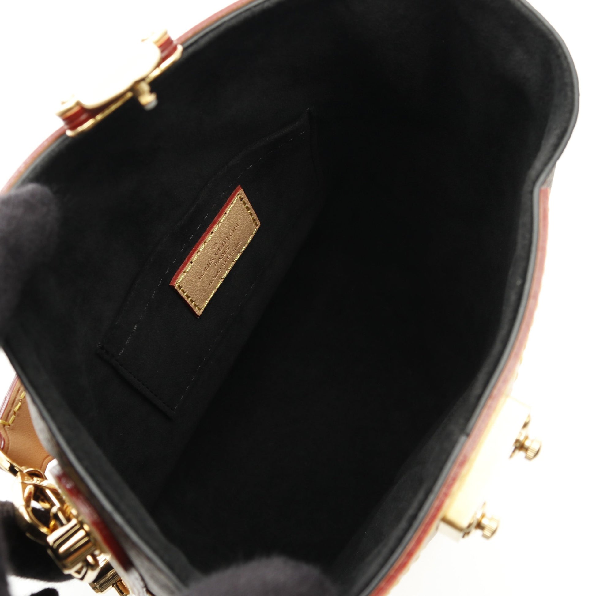 ダッフルバッグ モノグラム ハンドバッグ PVC レザー ブラウン 2WAY ルイヴィトン バッグ LOUIS VUITTON