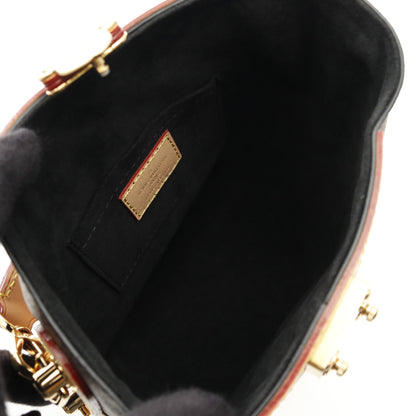 ダッフルバッグ モノグラム ハンドバッグ PVC レザー ブラウン 2WAY ルイヴィトン バッグ LOUIS VUITTON