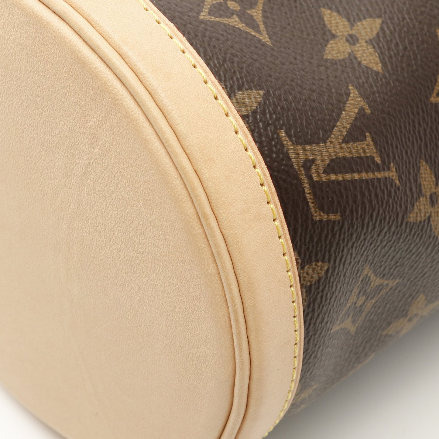 ダッフルバッグ モノグラム ハンドバッグ PVC レザー ブラウン 2WAY ルイヴィトン バッグ LOUIS VUITTON