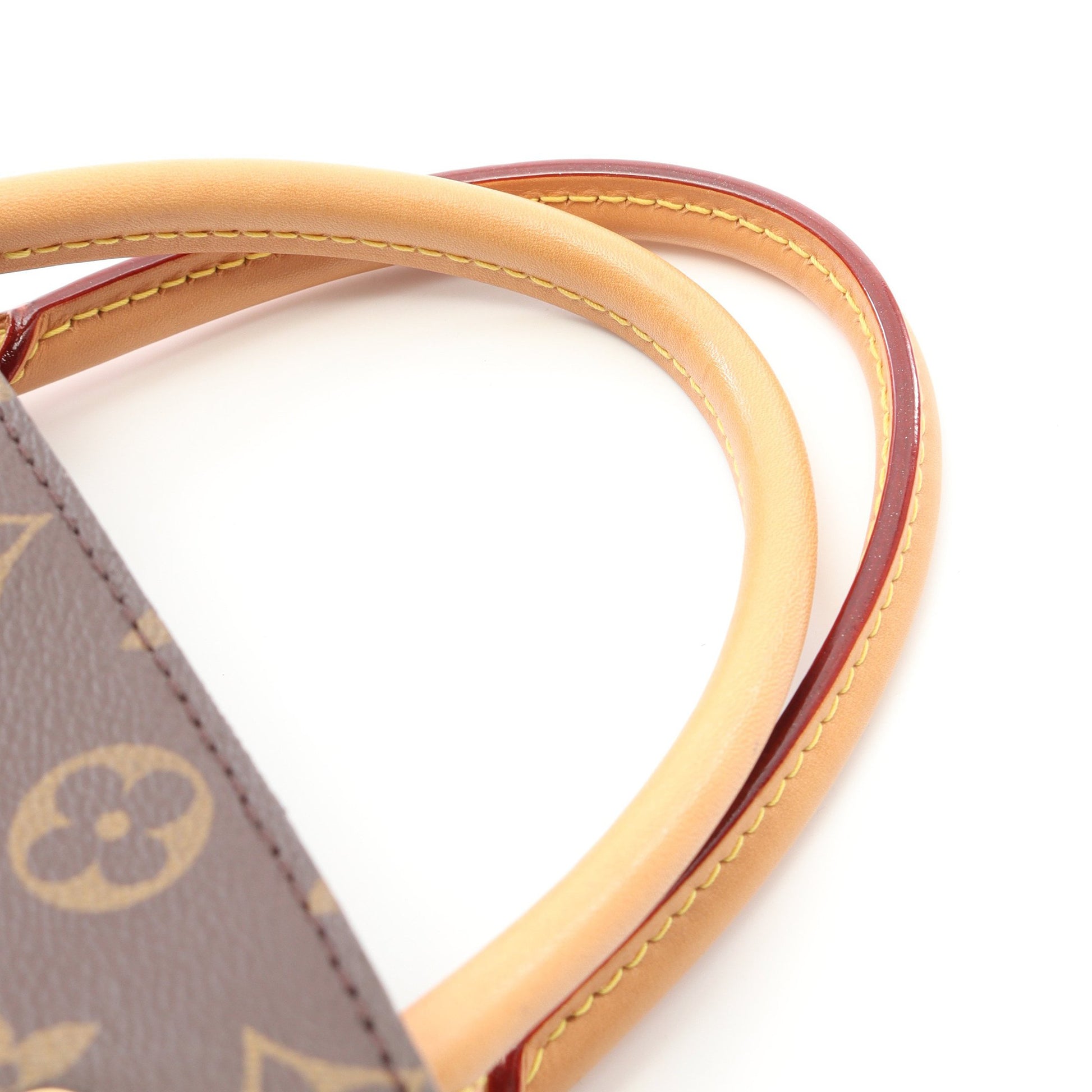 モンテーニュMM モノグラム ハンドバッグ PVC レザー ブラウン 2WAY ルイヴィトン バッグ LOUIS VUITTON