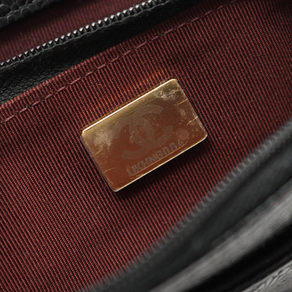マトラッセ チェーンウォレット キャビアスキン ブラック ゴールド金具 シャネル バッグ CHANEL