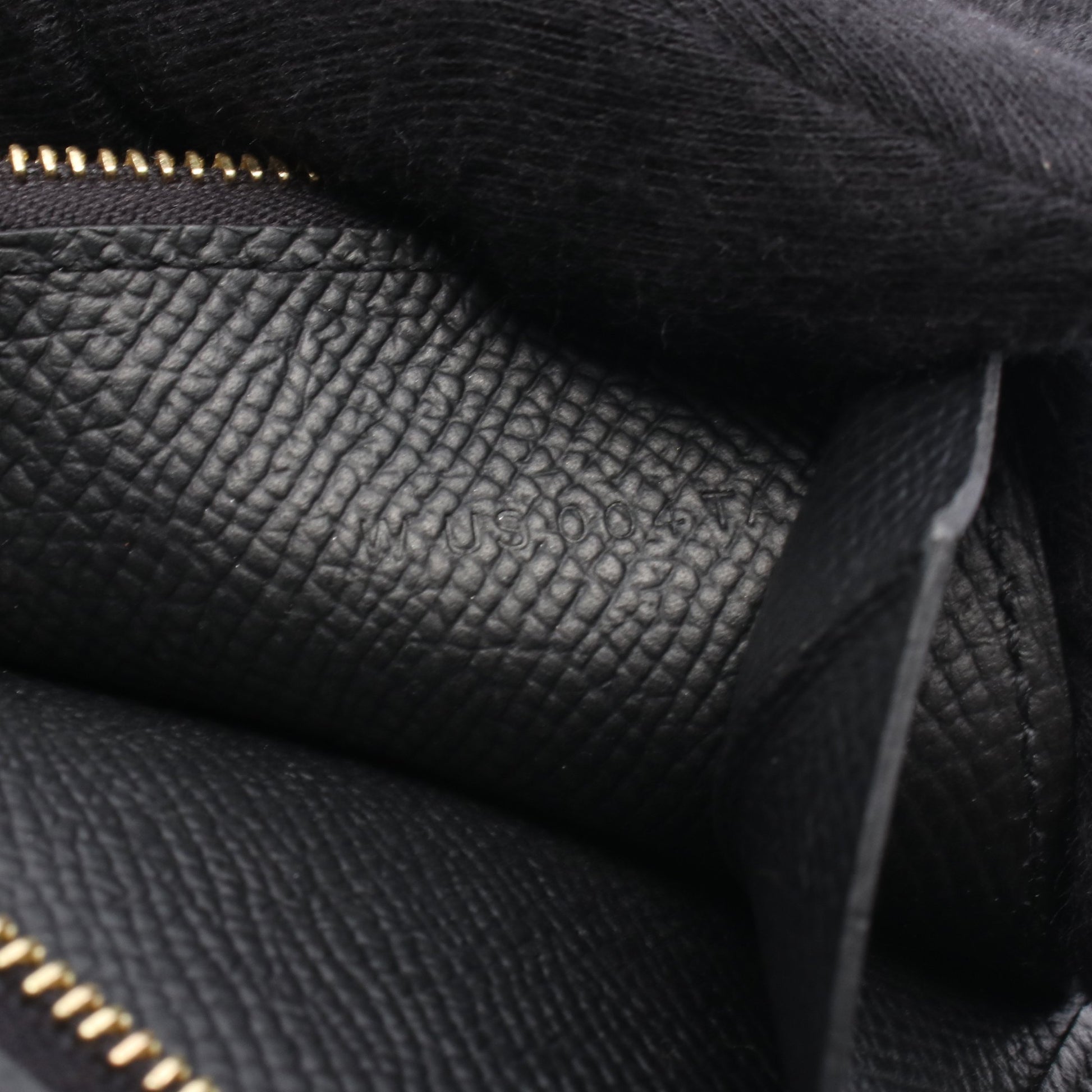 ベアンコンパクト 二つ折り財布 ヴォーエプソン ブラック ゴールド金具 W刻印 エルメス 財布・小物 HERMES