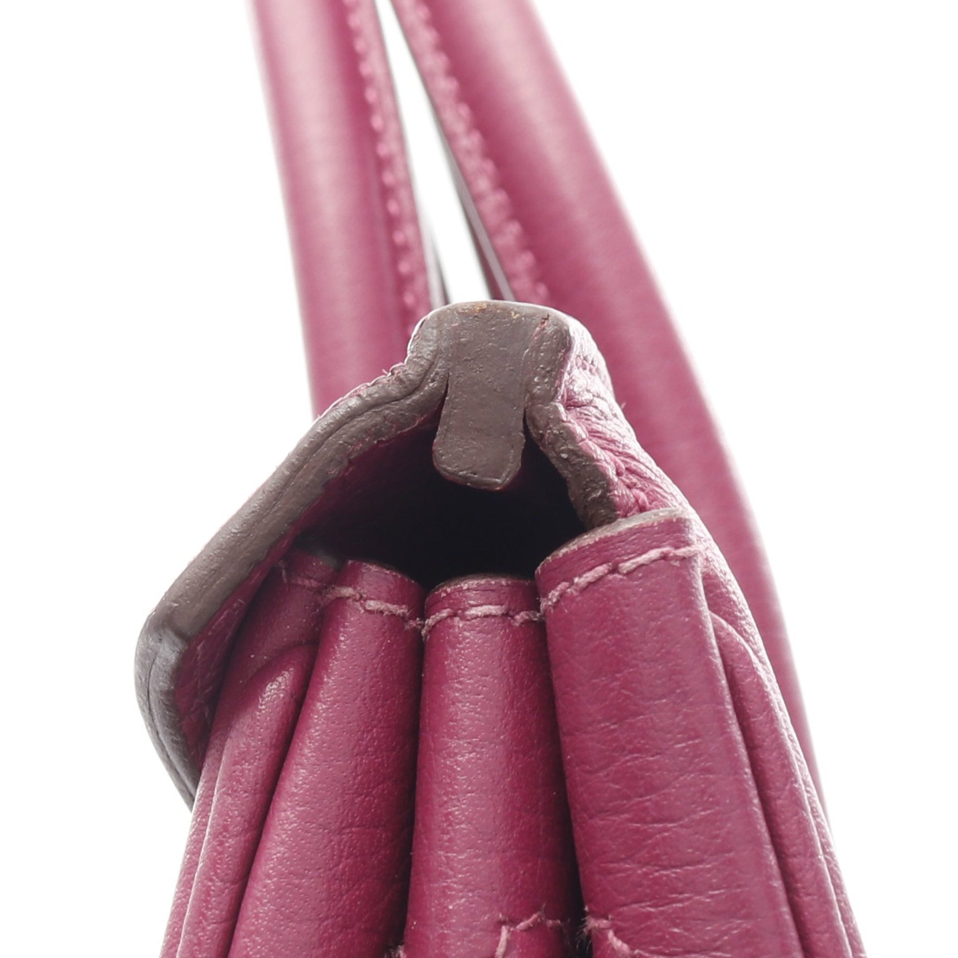 バーキン30 トスカ ハンドバッグ トリヨンクレマンス ピンクパープル シルバー金具 □O刻印 エルメス バッグ HERMES