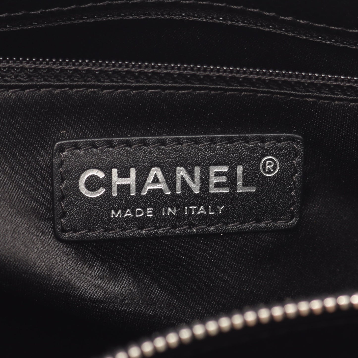 マトラッセ グランドショッピング GST チェーンショルダーバッグ チェーントートバッグ キャビアスキン ブラック シルバー金具 シャネル バッグ CHANEL