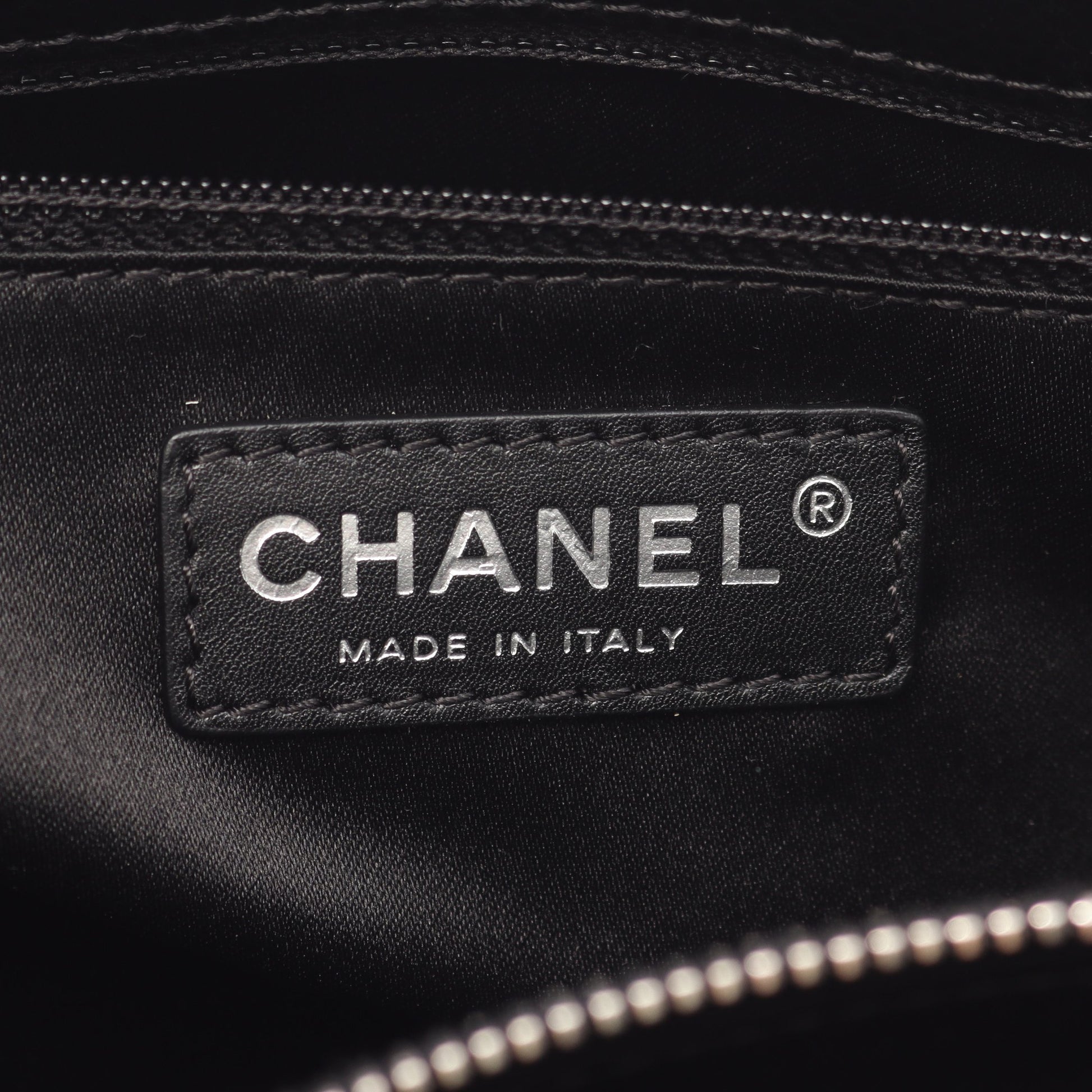 マトラッセ グランドショッピング GST チェーンショルダーバッグ チェーントートバッグ キャビアスキン ブラック シルバー金具 シャネル バッグ CHANEL