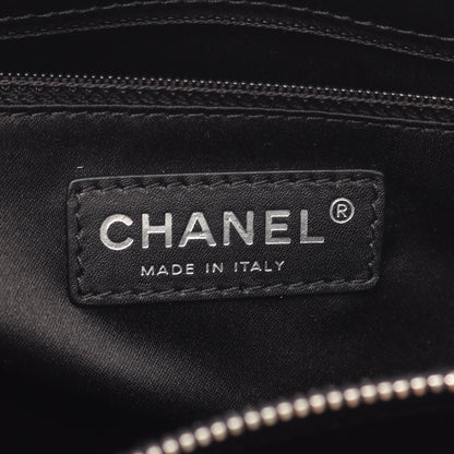 マトラッセ グランドショッピング GST チェーンショルダーバッグ チェーントートバッグ キャビアスキン ブラック シルバー金具 シャネル バッグ CHANEL
