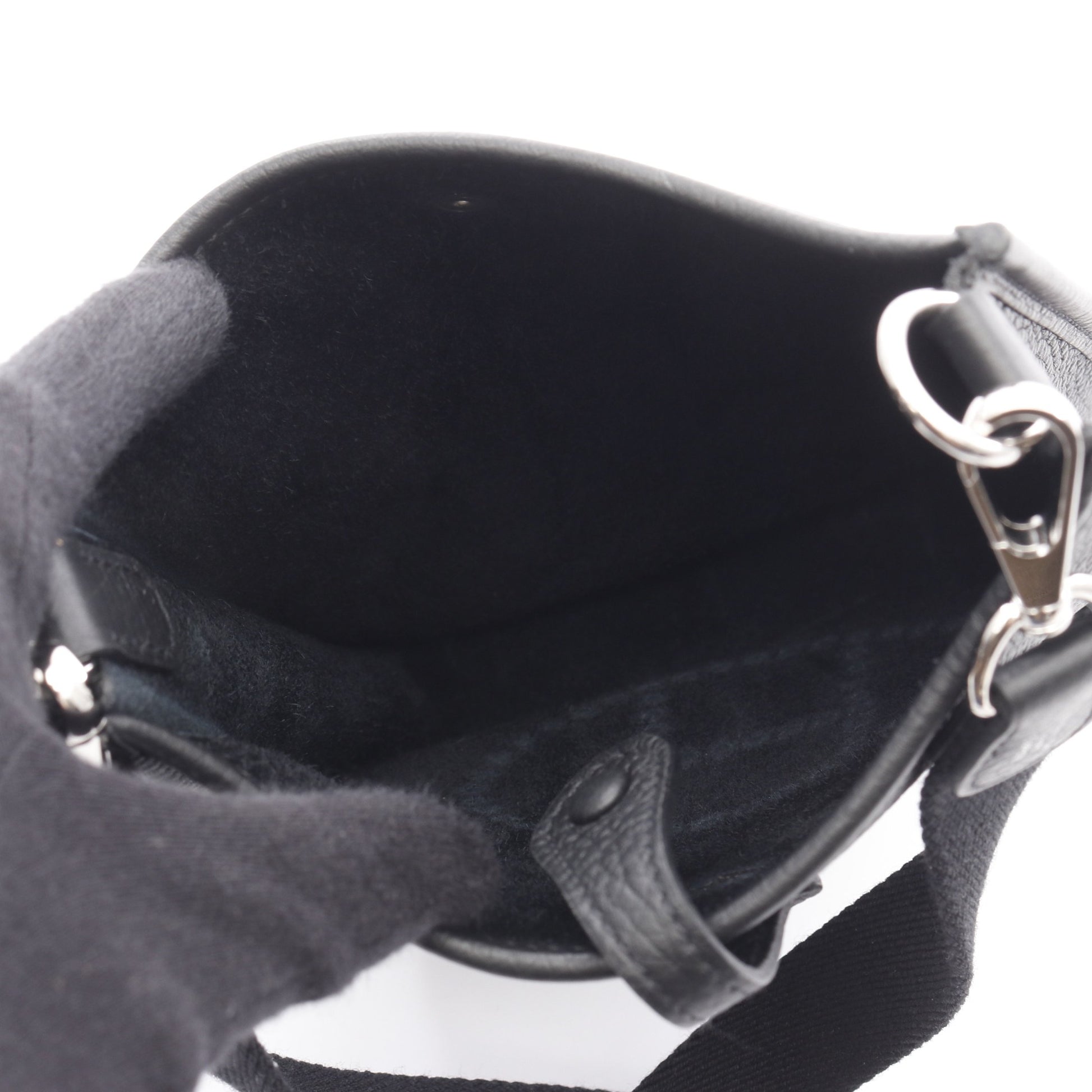 エヴリンTPM ショルダーバッグ トリヨンクレマンス ブラック シルバー金具 W刻印 エルメス バッグ HERMES