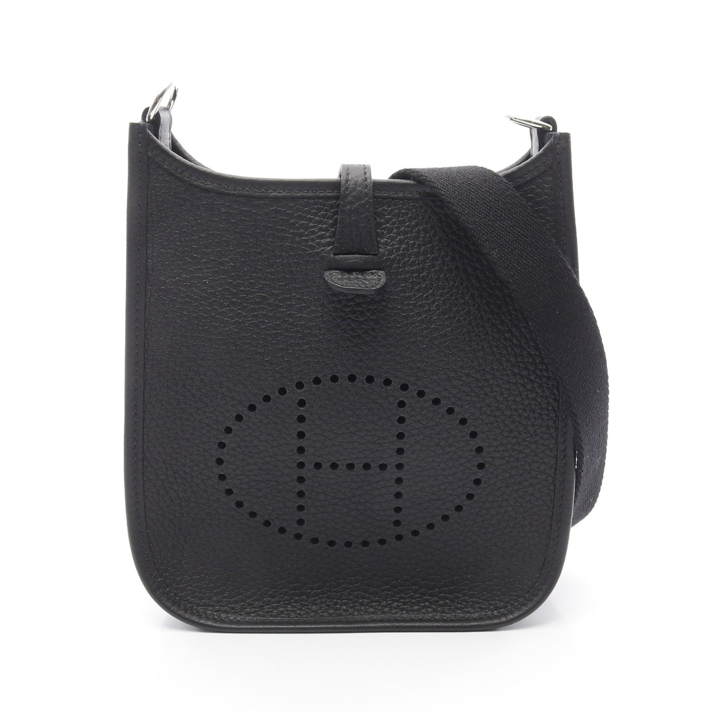 エヴリンTPM ショルダーバッグ トリヨンクレマンス ブラック シルバー金具 W刻印 エルメス バッグ HERMES