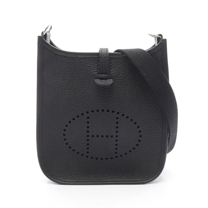 エヴリンTPM ショルダーバッグ トリヨンクレマンス ブラック シルバー金具 W刻印 エルメス バッグ HERMES