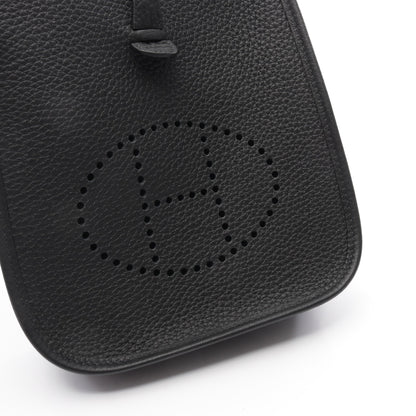 エヴリンTPM ショルダーバッグ トリヨンクレマンス ブラック シルバー金具 W刻印 エルメス バッグ HERMES