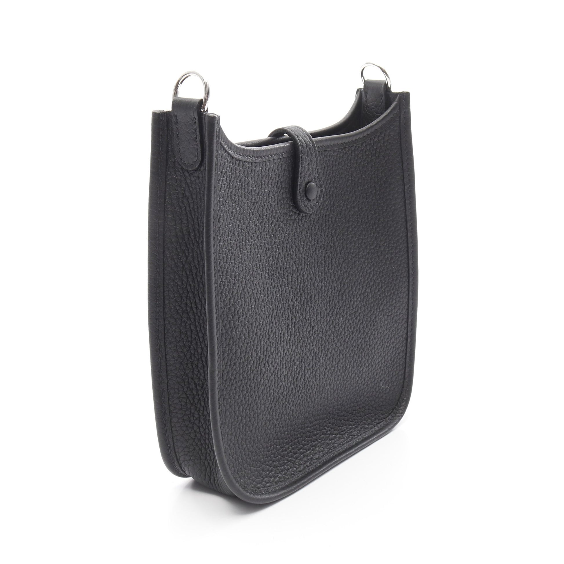 エヴリンTPM ショルダーバッグ トリヨンクレマンス ブラック シルバー金具 W刻印 エルメス バッグ HERMES