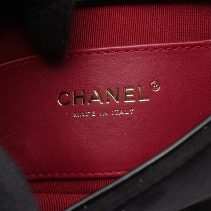 マトラッセ ウエストバッグ ボディバッグ レザー ブラック ゴールド金具 シャネル バッグ CHANEL
