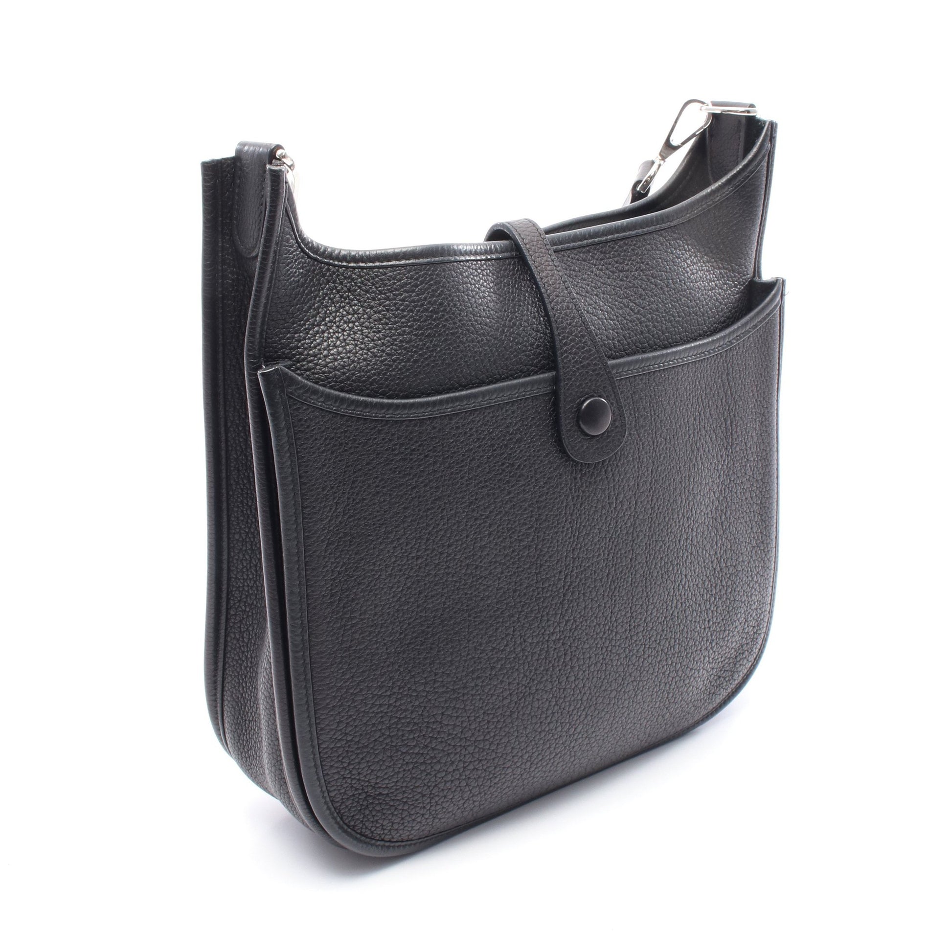 エヴリン 3 トロワ PM ショルダーバッグ トリヨンクレマンス ブラック シルバー金具 □M刻印 エルメス バッグ HERMES