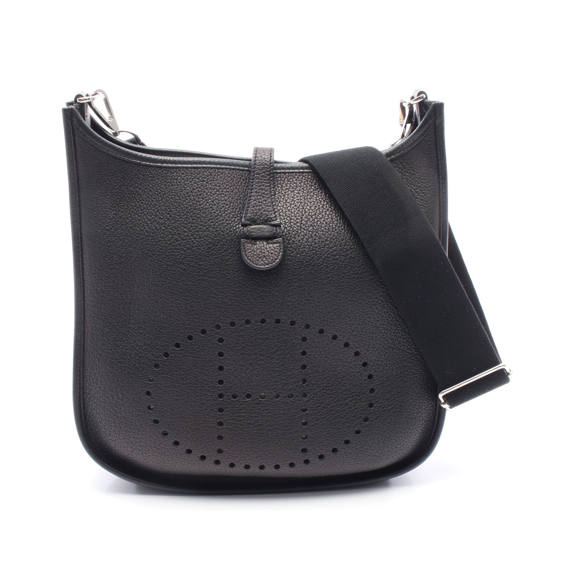 エヴリン 3 トロワ PM ショルダーバッグ トリヨンクレマンス ブラック シルバー金具 □M刻印 エルメス バッグ HERMES