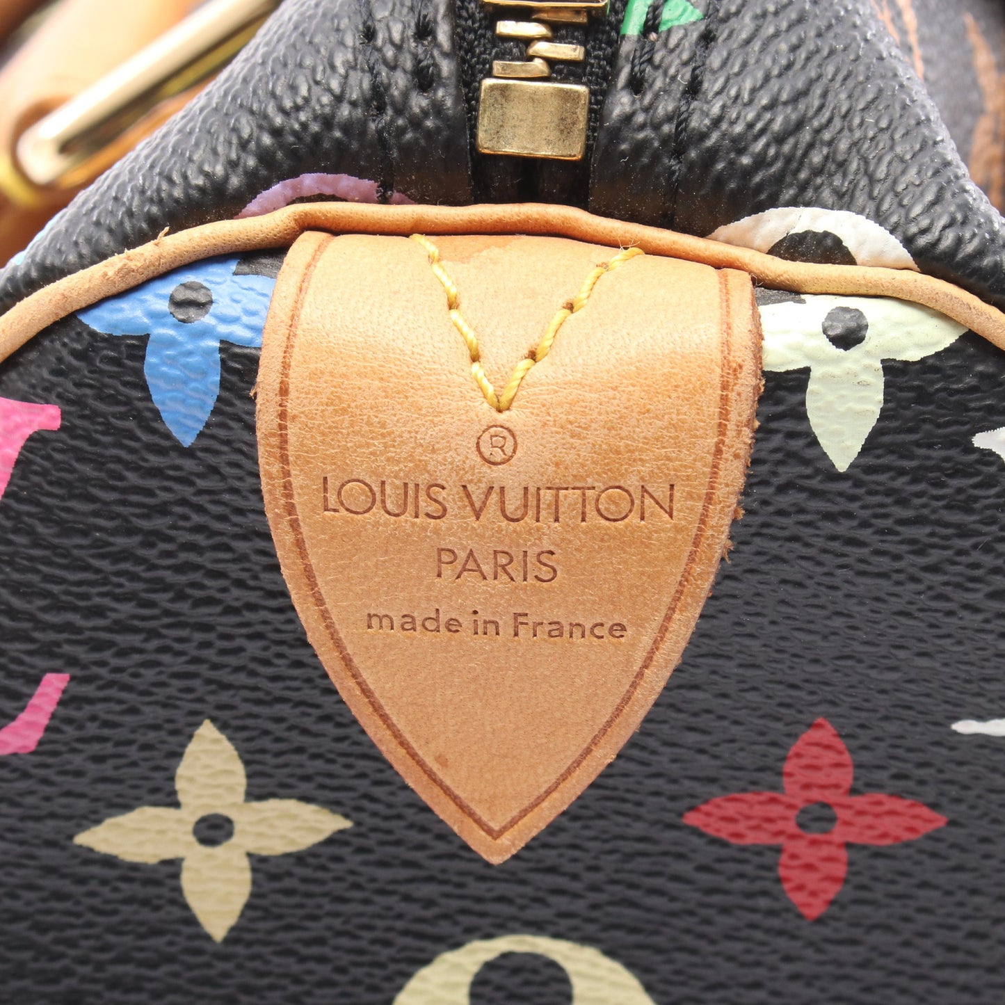 スピーディ30 モノグラムマルチカラー ノワール ハンドバッグ PVC レザー ブラック ルイヴィトン バッグ LOUIS VUITTON