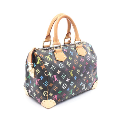 スピーディ30 モノグラムマルチカラー ノワール ハンドバッグ PVC レザー ブラック ルイヴィトン バッグ LOUIS VUITTON