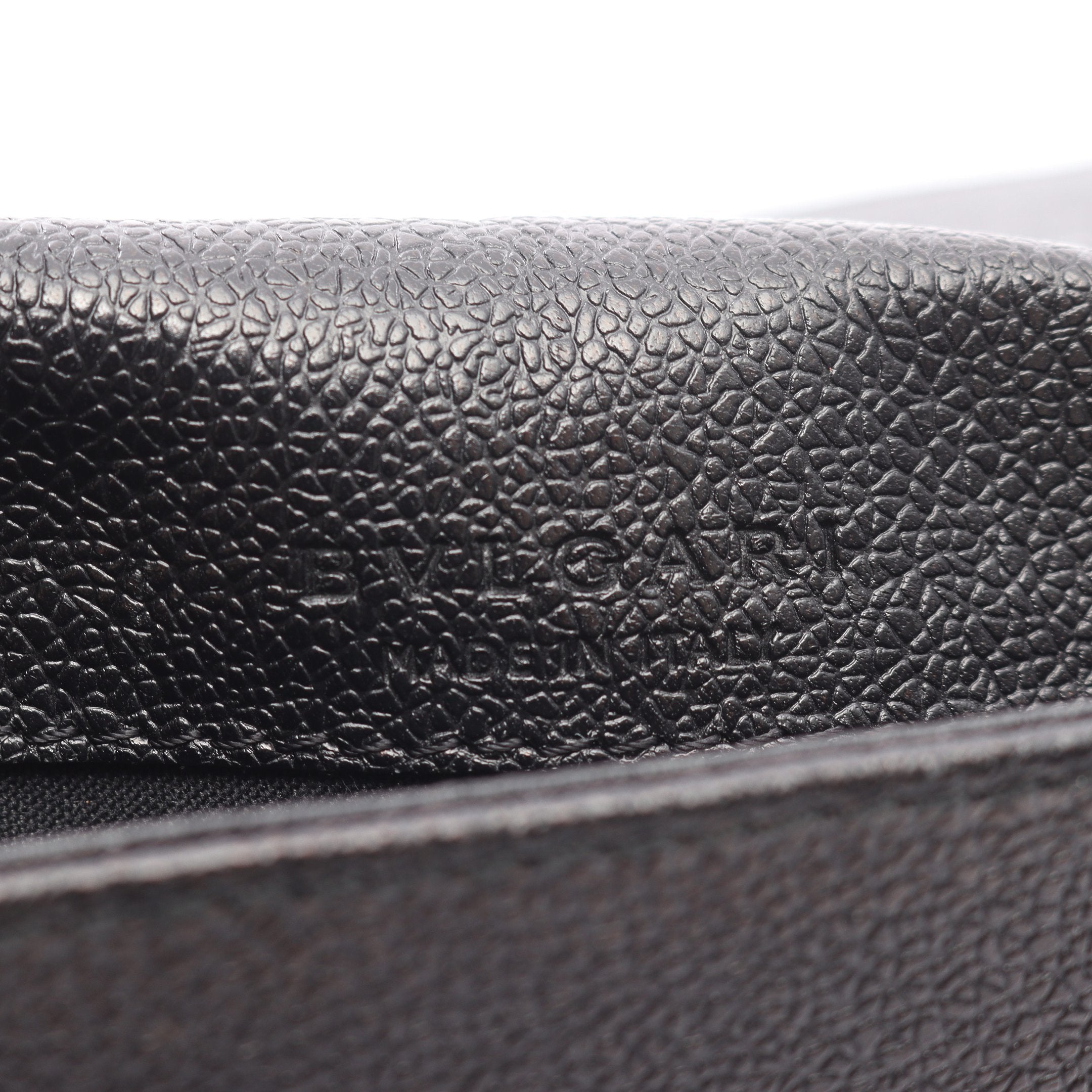 クラッチバッグ セカンドバッグ レザー ブラック ブルガリ – RECLO