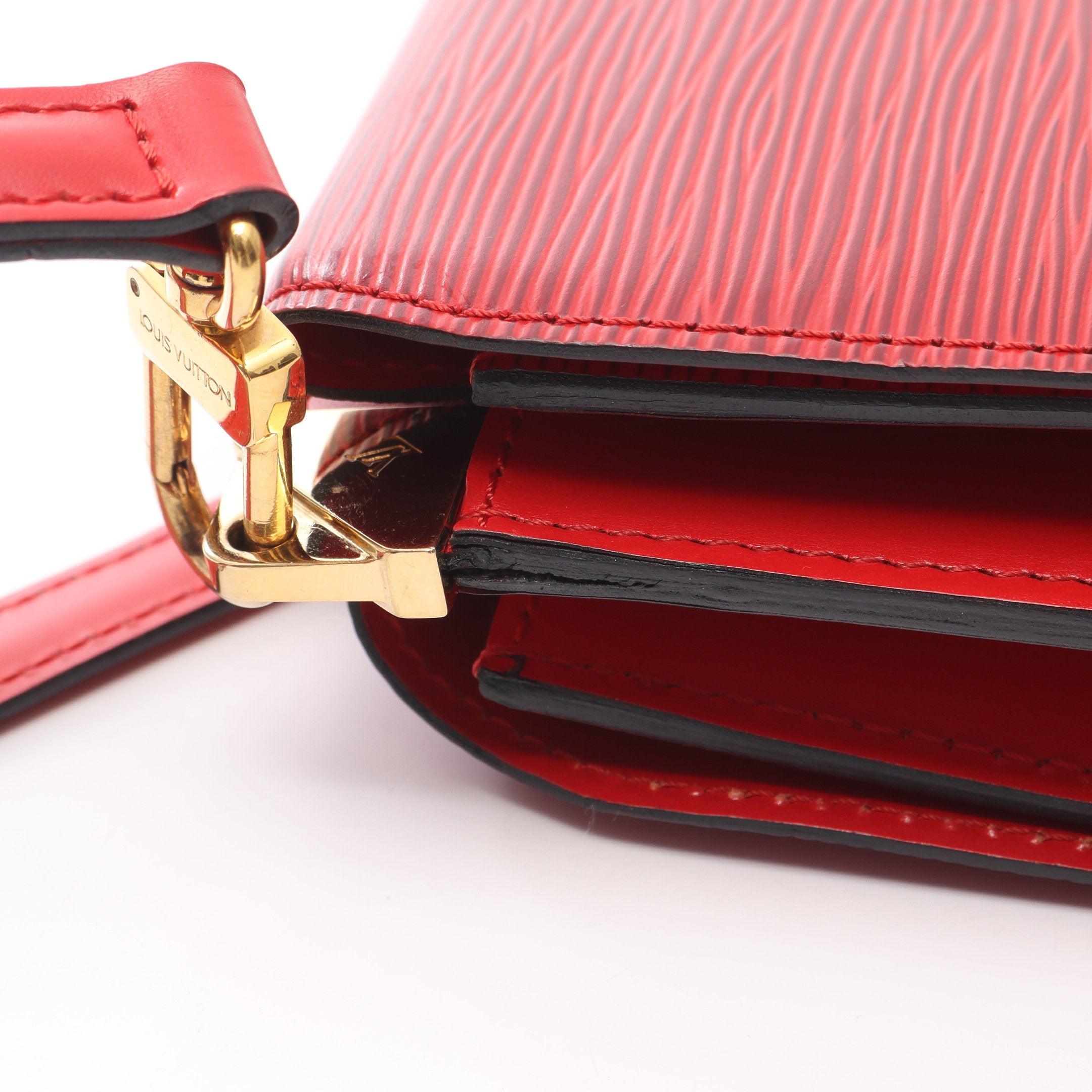 グルネル エピ カスティリアンレッド ショルダーバッグ レザー レッド