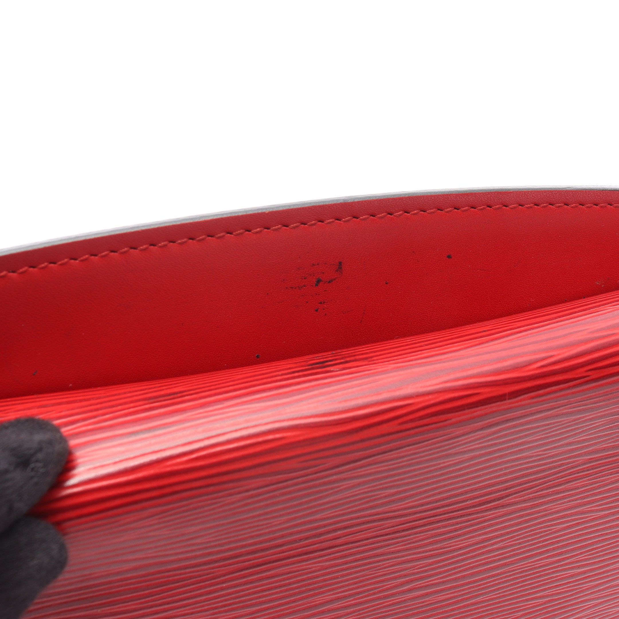 グルネル エピ カスティリアンレッド ショルダーバッグ レザー レッド