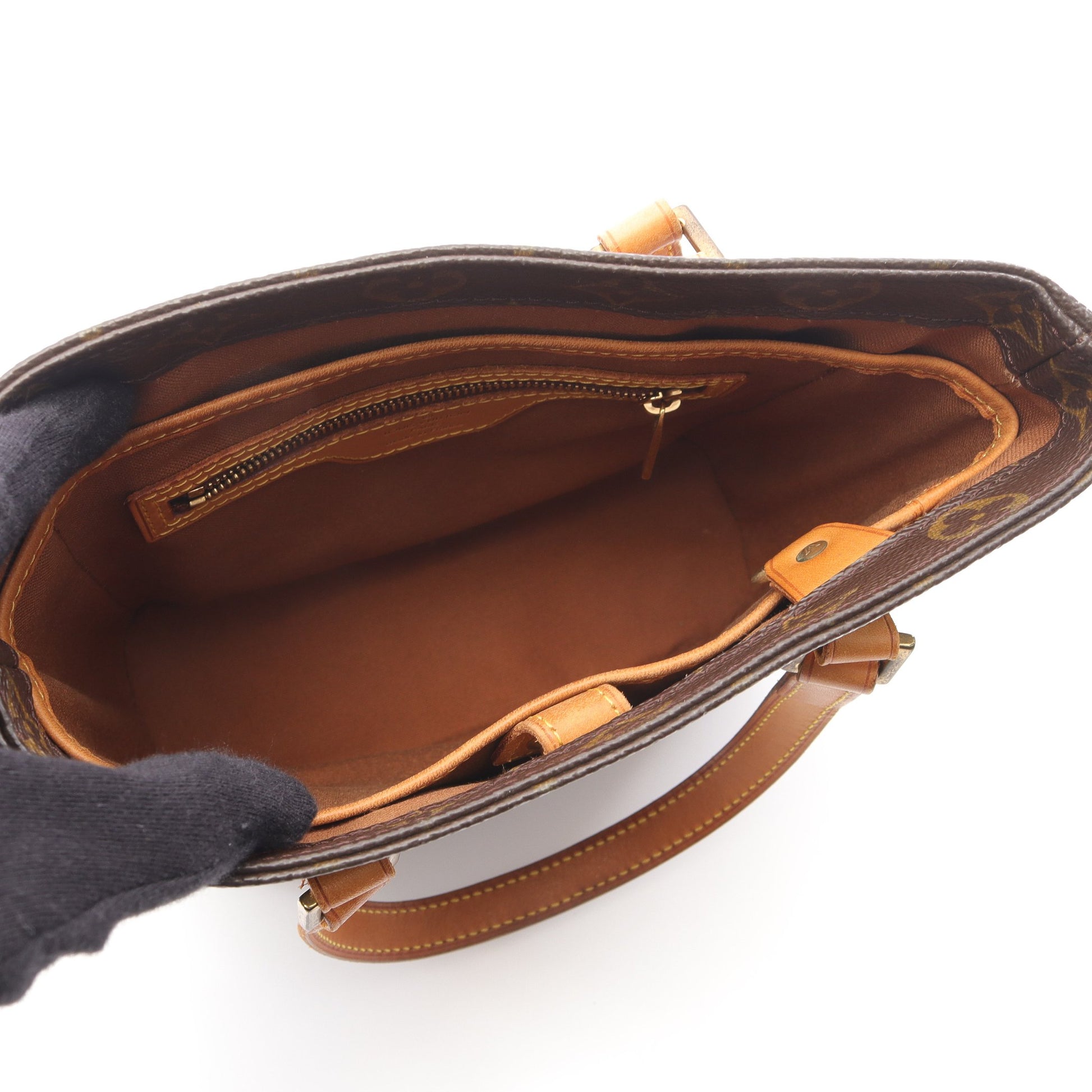 ヴァヴァンPM モノグラム ハンドバッグ PVC レザー ブラウン ルイヴィトン バッグ LOUIS VUITTON