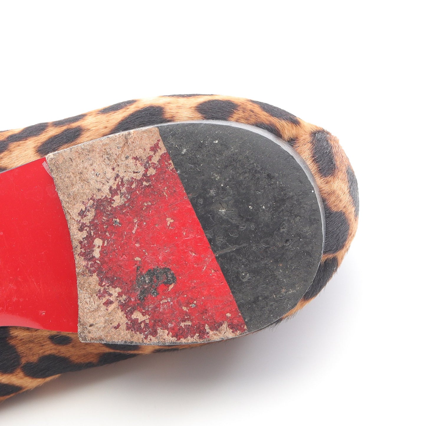 SAKOUETTE FLAT フラットシューズ レオパード ハラコ ベージュ ブラック クリスチャンルブタン シューズ Christian Louboutin