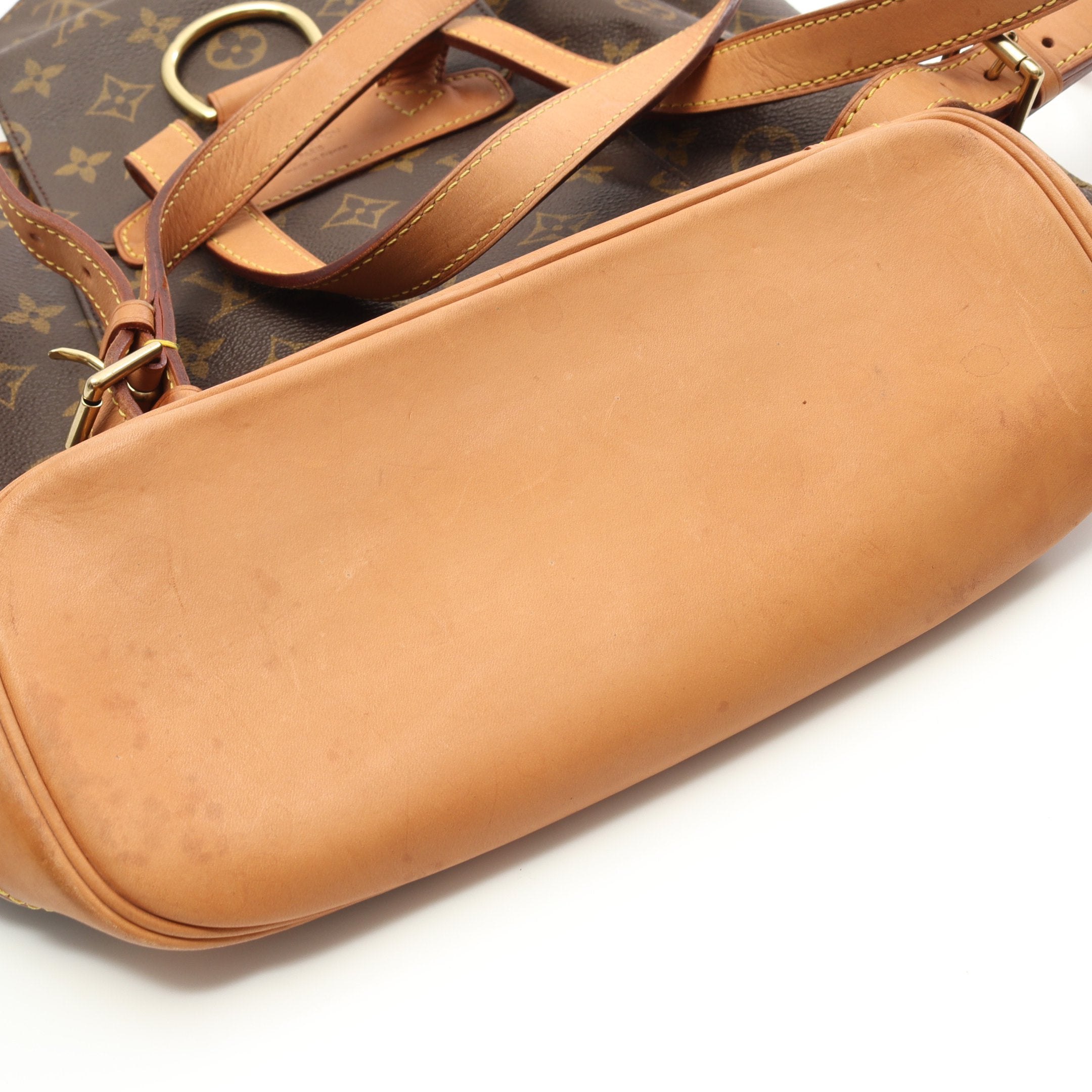 モンスリMM モノグラム バックパック リュックサック PVC レザー