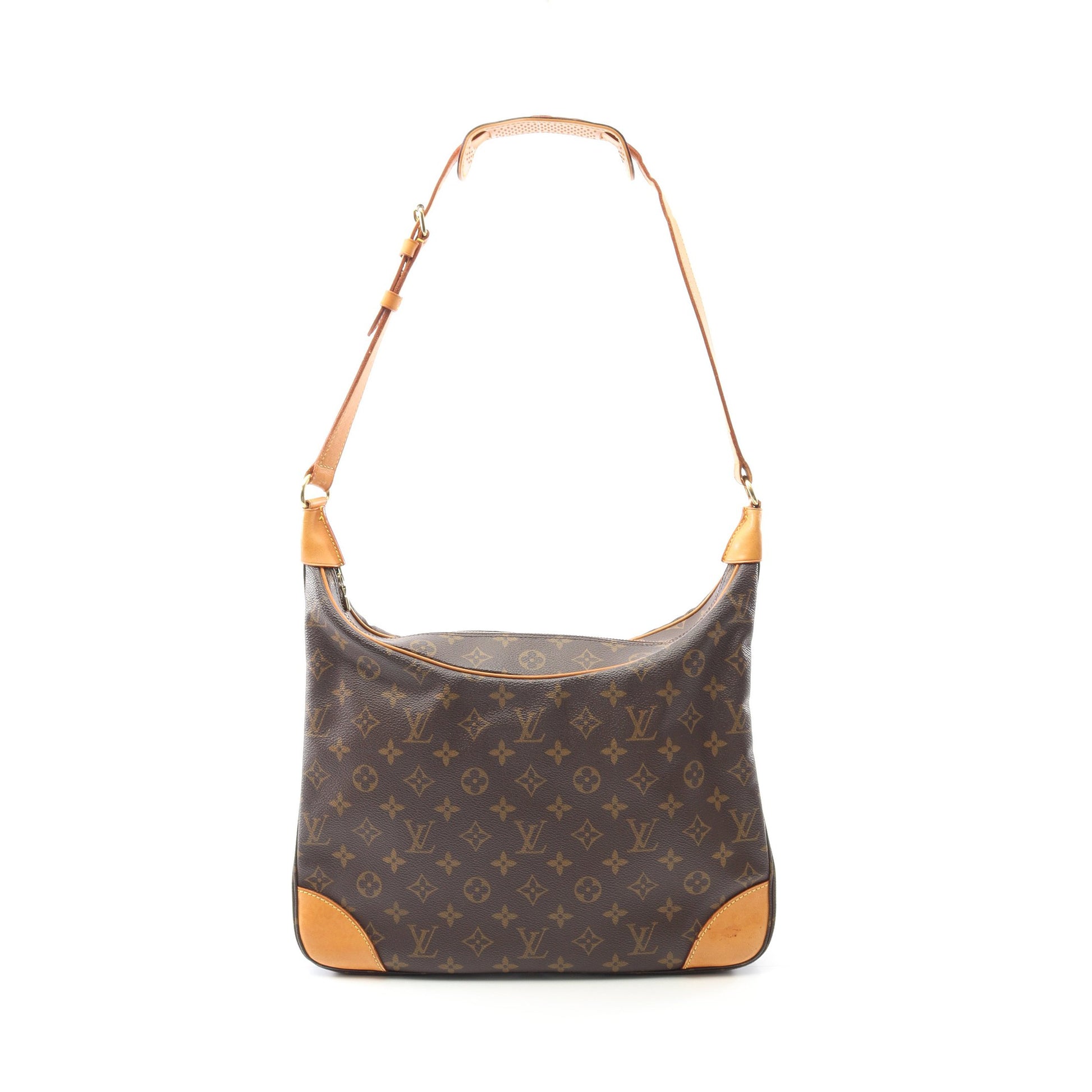 ブローニュ35 モノグラム ショルダーバッグ PVC レザー ブラウン ルイヴィトン バッグ LOUIS VUITTON