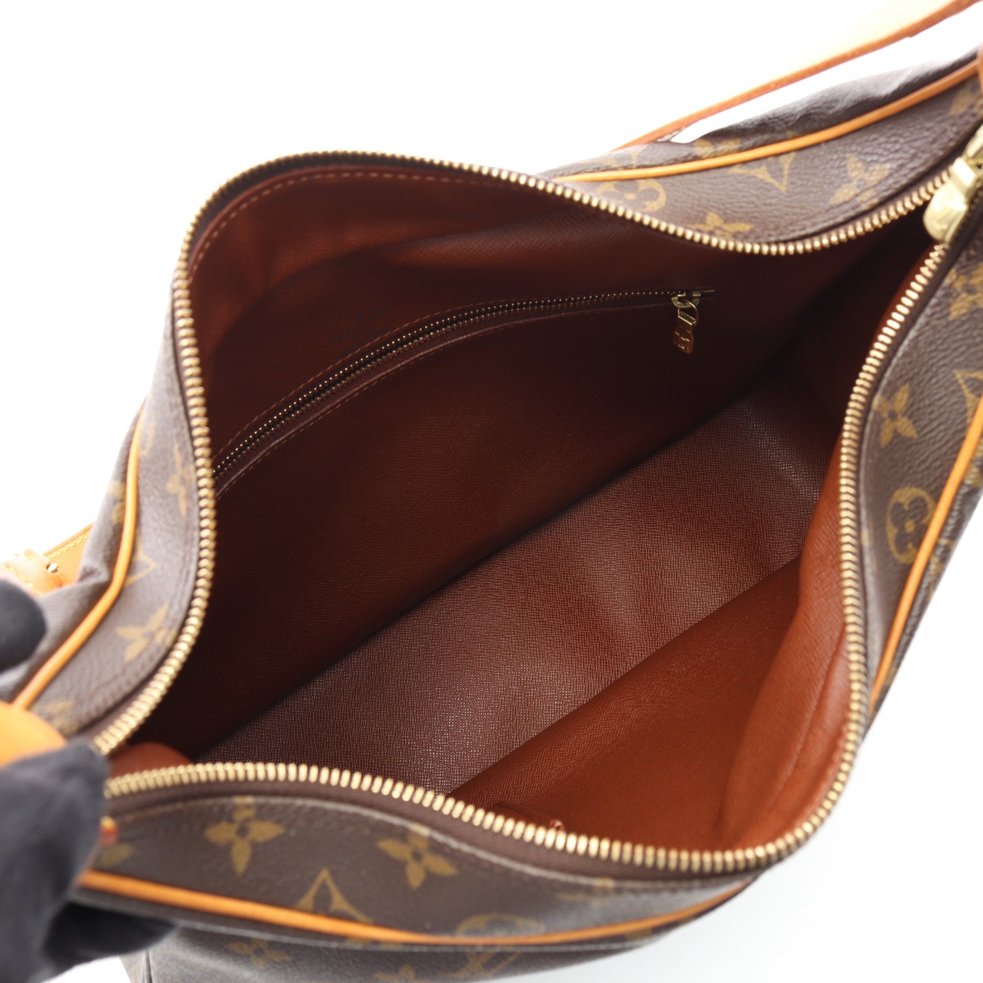 ブローニュ35 モノグラム ショルダーバッグ PVC レザー ブラウン ルイヴィトン バッグ LOUIS VUITTON