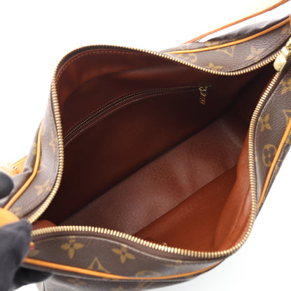 ブローニュ35 モノグラム ショルダーバッグ PVC レザー ブラウン ルイヴィトン バッグ LOUIS VUITTON