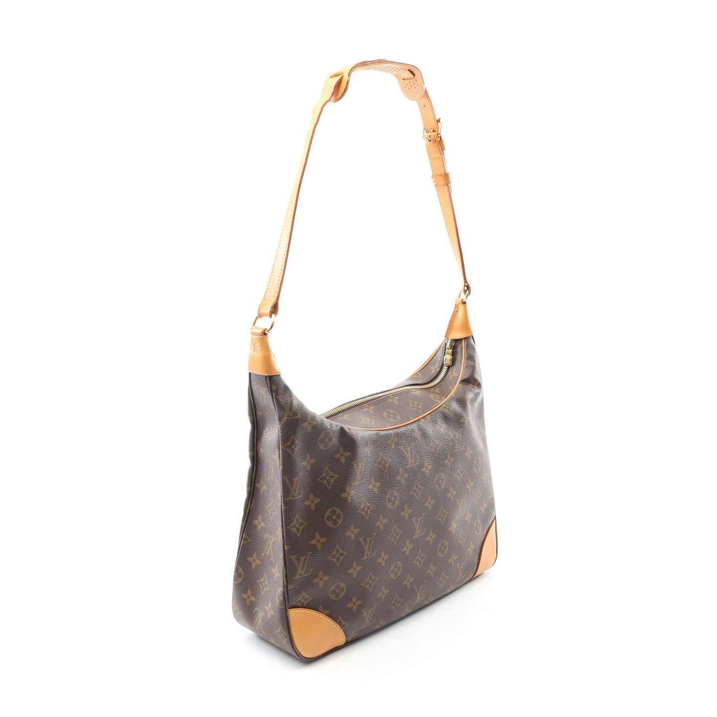 ブローニュ35 モノグラム ショルダーバッグ PVC レザー ブラウン ルイヴィトン バッグ LOUIS VUITTON