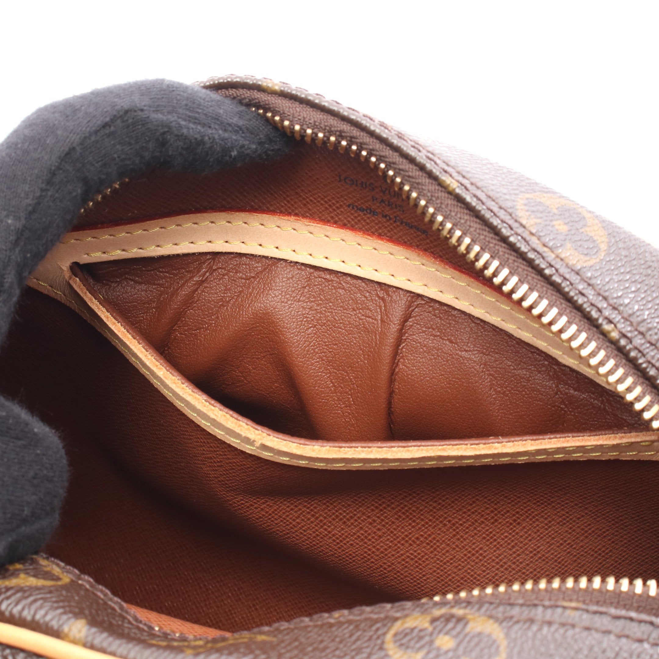 ルイヴィトン ショルダーバッグ ブロワ モノグラム レザー ブラウン