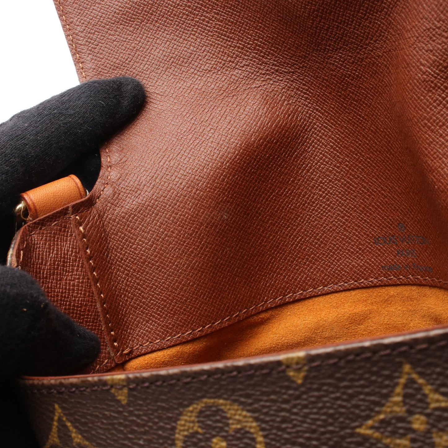 ミュゼットサルサ ショートストラップ モノグラム ショルダーバッグ PVC レザー ブラウン ルイヴィトン バッグ LOUIS VUITTON