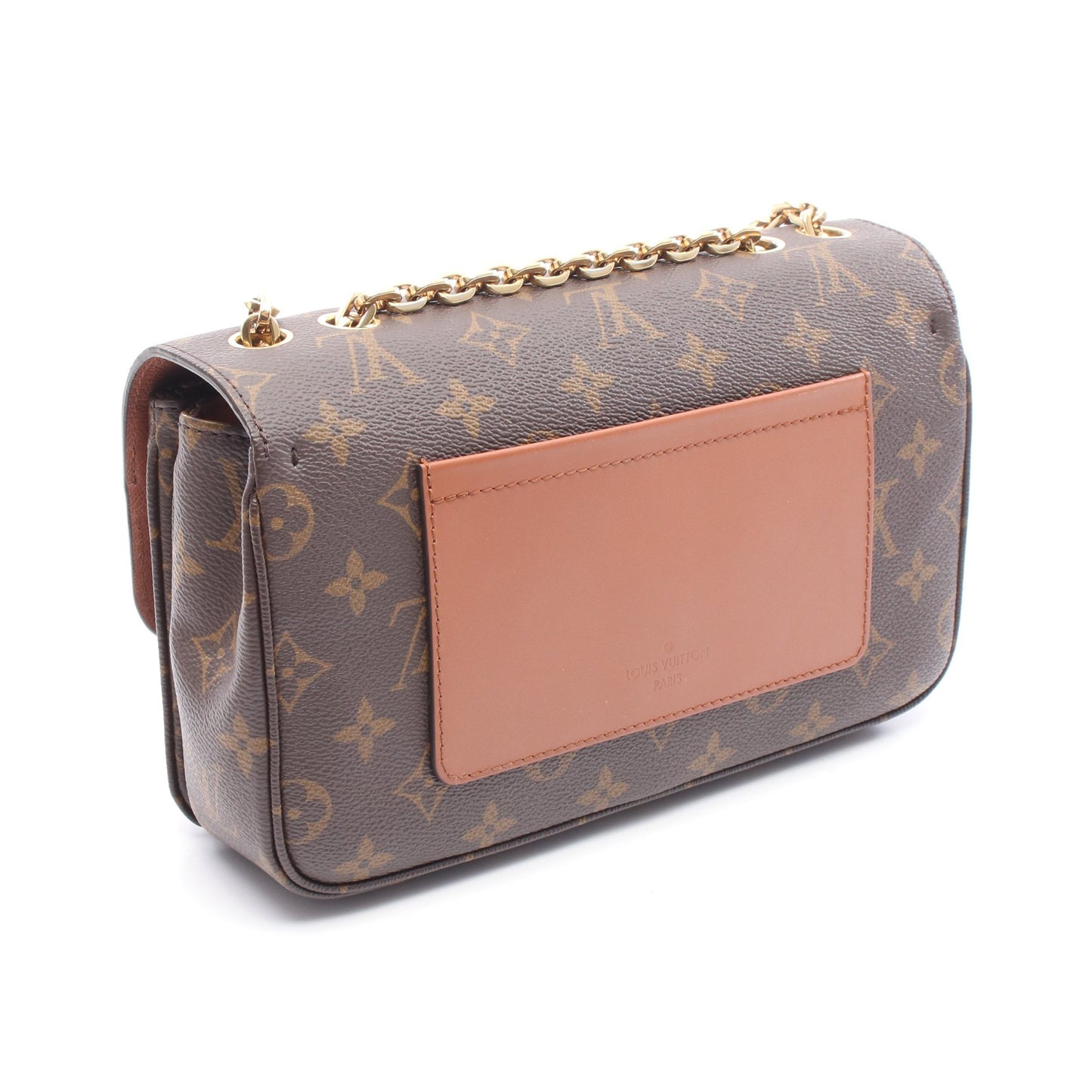 マルソー モノグラム キャラメル チェーンショルダーバッグ PVC レザー ブラウン ルイヴィトン バッグ LOUIS VUITTON