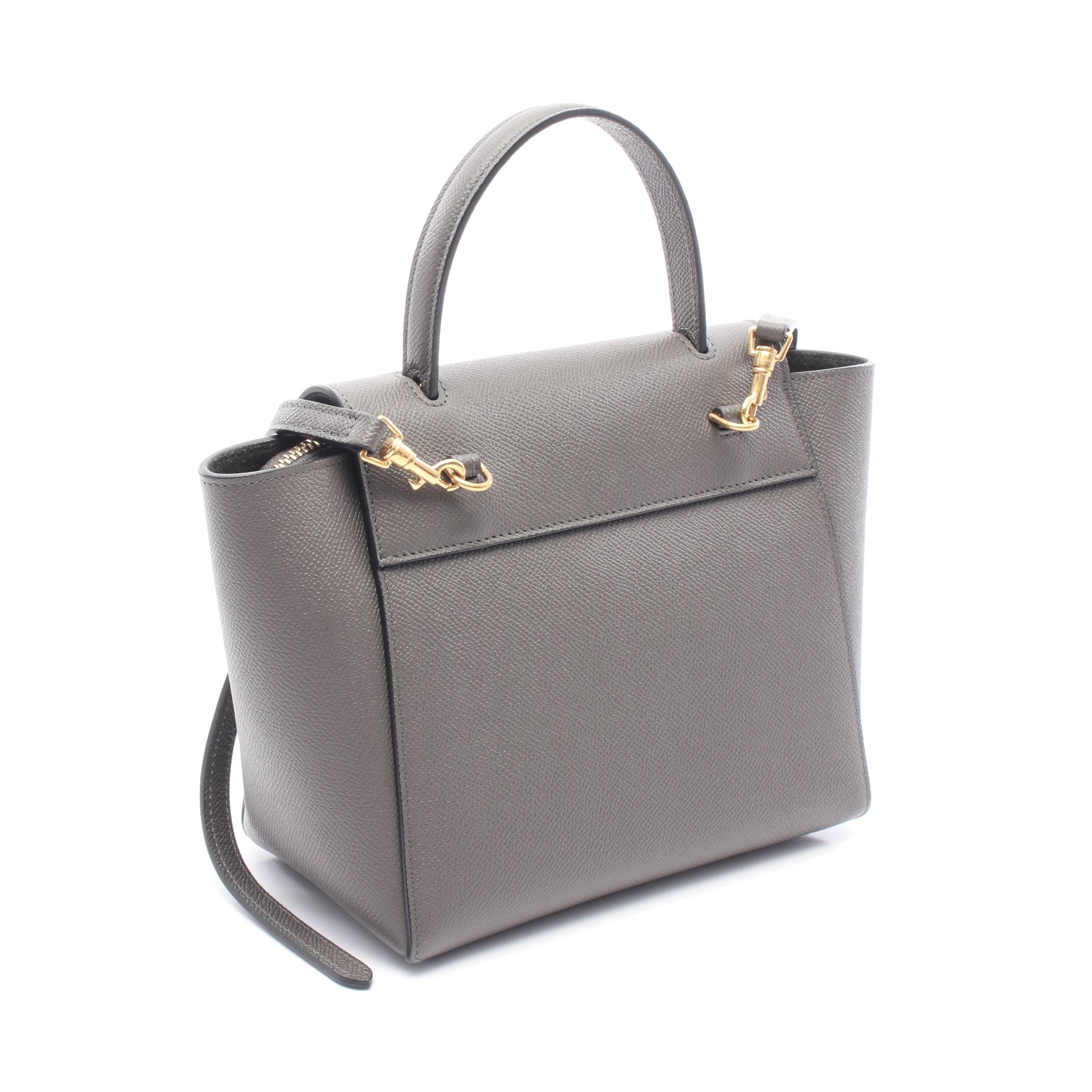 セリーヌ CELINE ベルトバッグ ナノ グレー