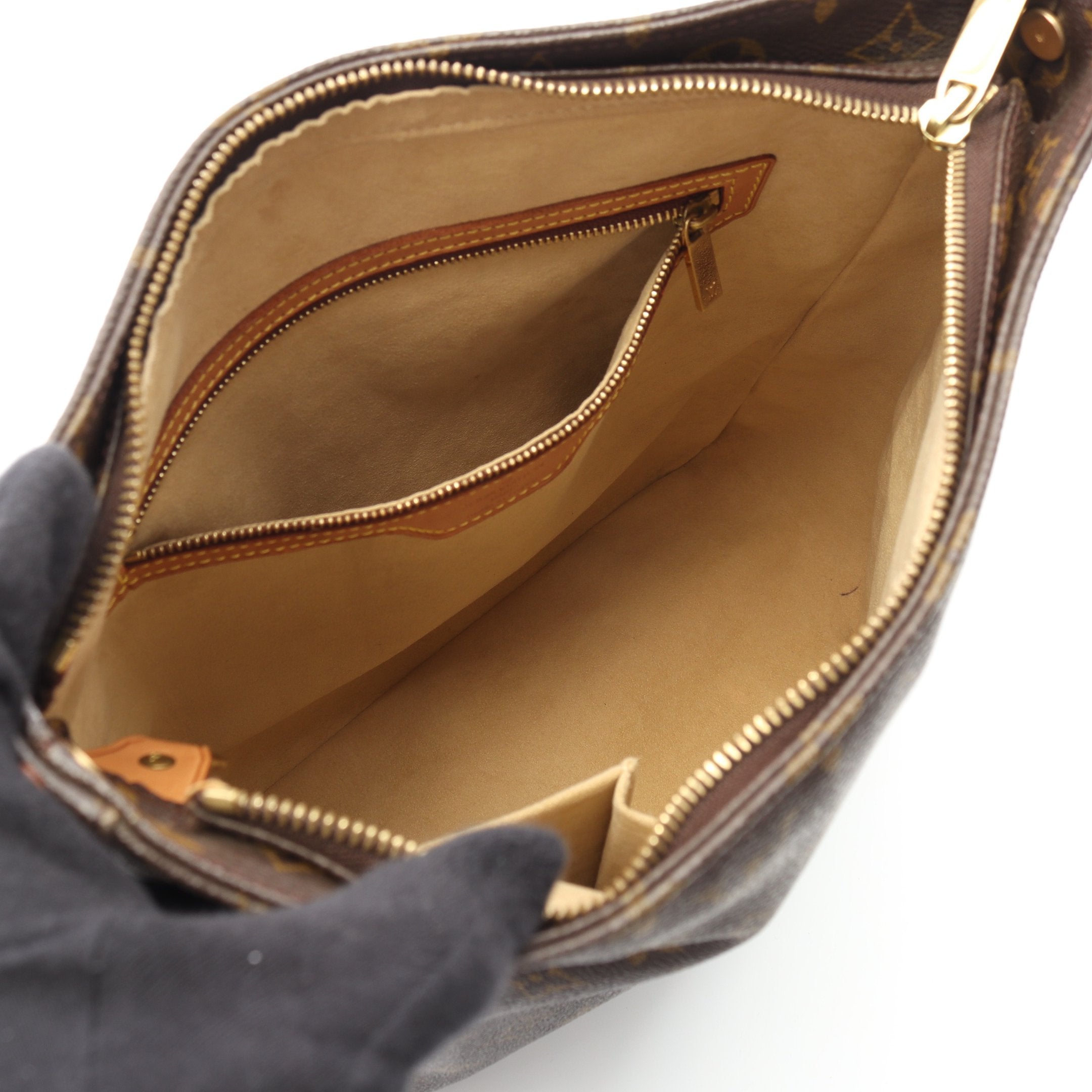 ルイヴィトン ルーピング GM モノグラム ショルダーバッグ PVC