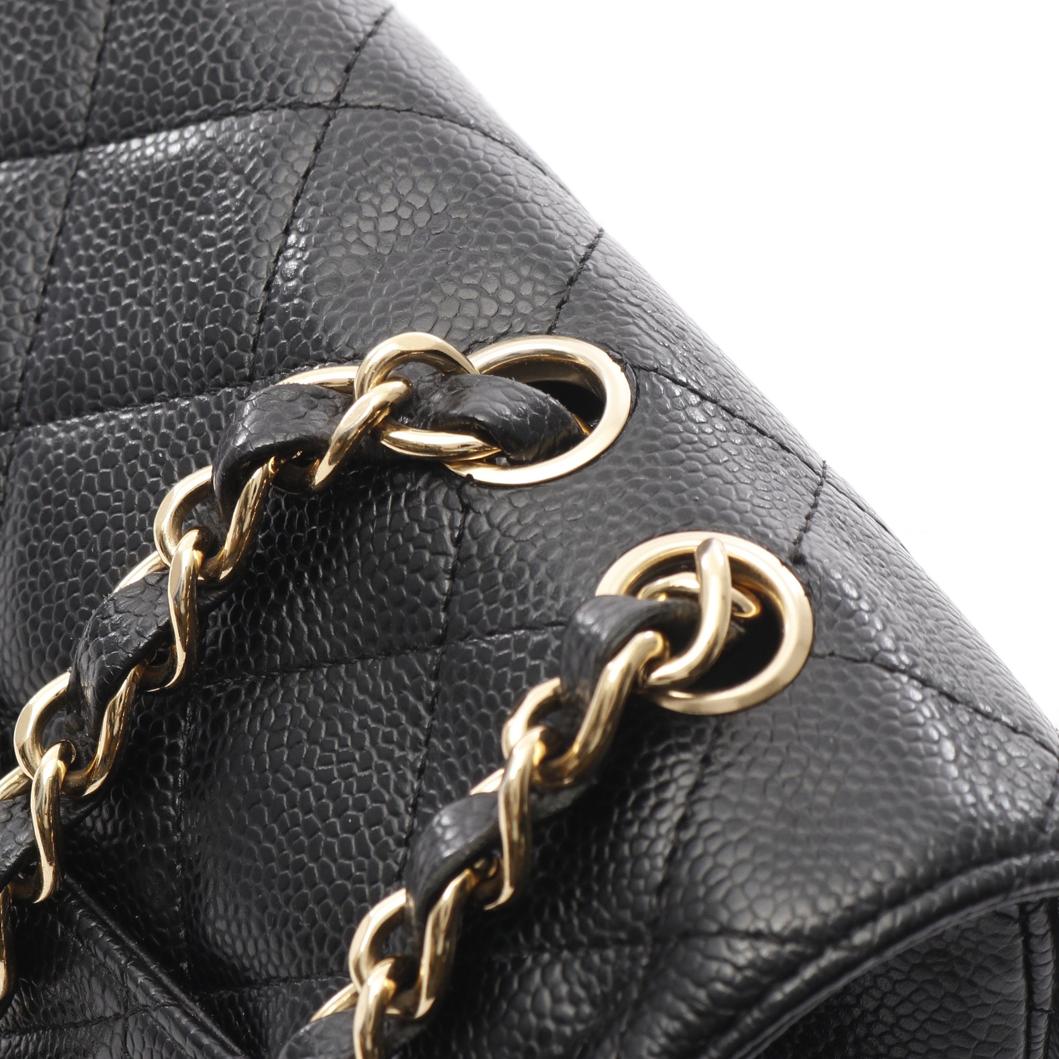 デカマトラッセ30 シングルフラップ Wチェーンショルダーバッグ