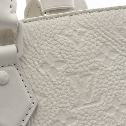 サックプラ 24H モノグラムトリヨン ショルダーバッグ トートバッグ レザー ホワイト 2WAY ルイヴィトン バッグ LOUIS VUITTON