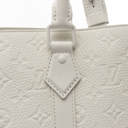 サックプラ 24H モノグラムトリヨン ショルダーバッグ トートバッグ レザー ホワイト 2WAY ルイヴィトン バッグ LOUIS VUITTON