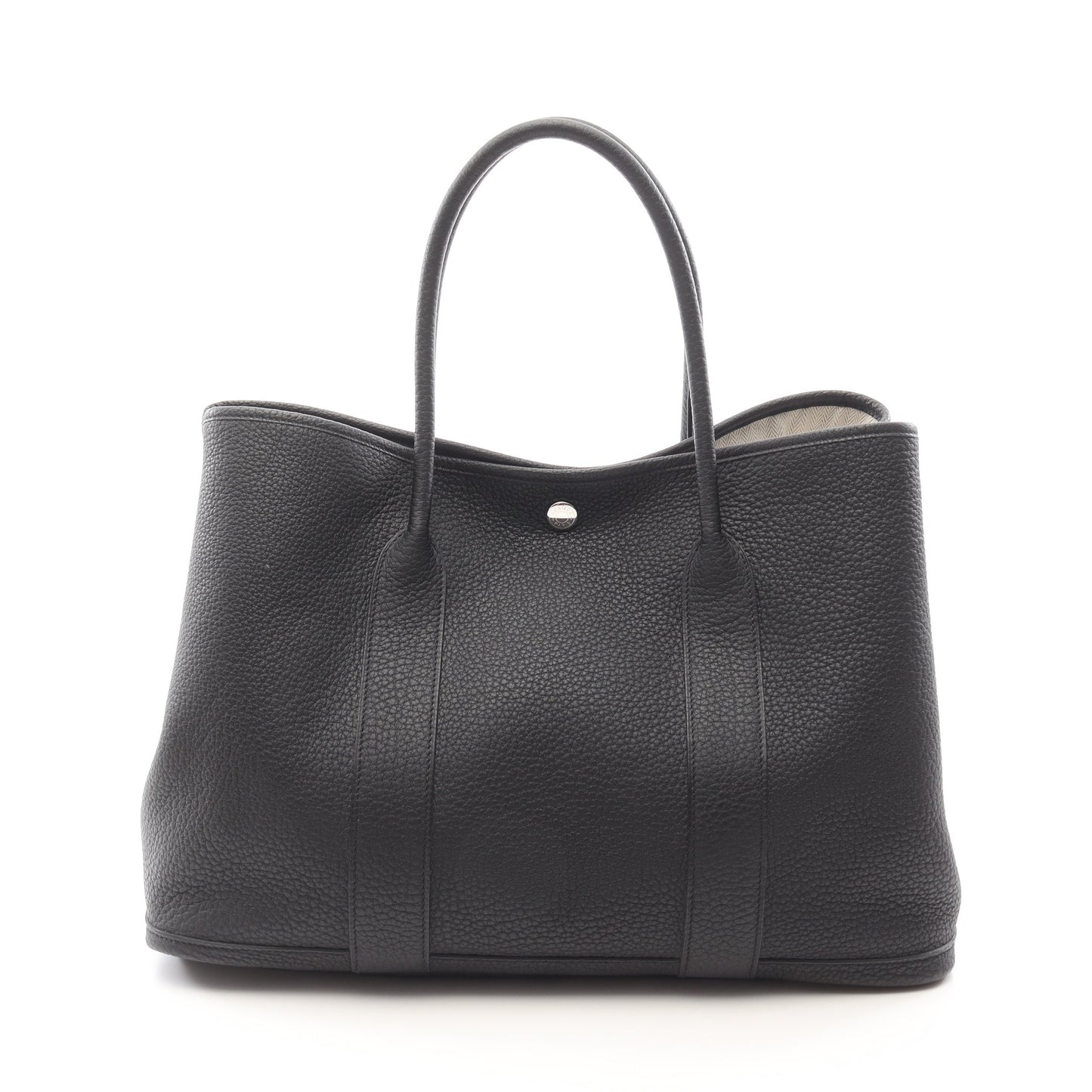ガーデンパーティPM ハンドバッグ トートバッグ ネゴンダ ブラック シルバー金具 Y刻印 エルメス バッグ HERMES