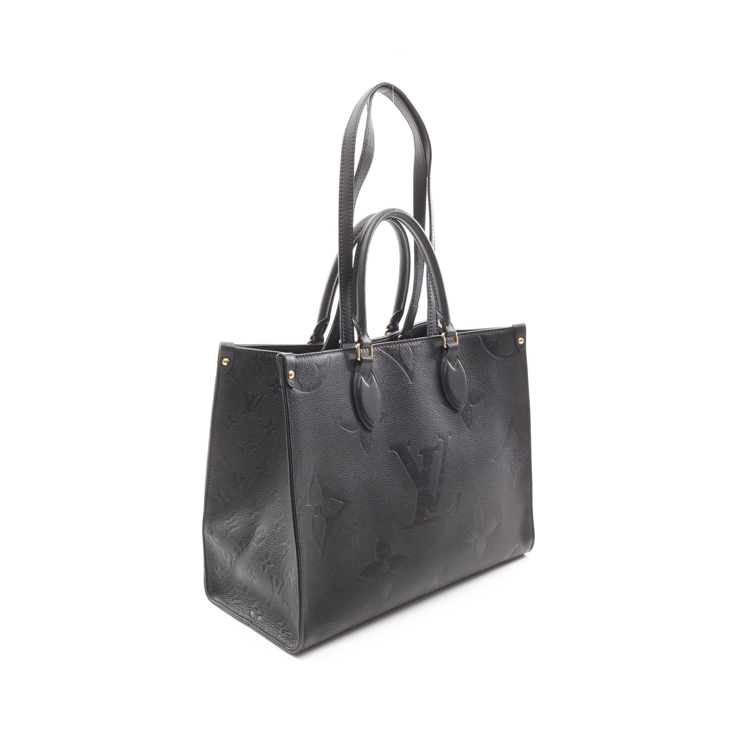 オンザゴーMM モノグラムアンプラント ノワール ショルダーバッグ トートバッグ レザー ブラック 2WAY ルイヴィトン バッグ LOUIS VUITTON