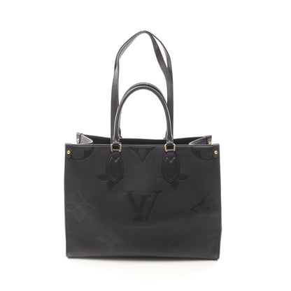 オンザゴーMM モノグラムアンプラント ノワール ショルダーバッグ トートバッグ レザー ブラック 2WAY ルイヴィトン バッグ LOUIS VUITTON