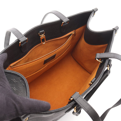 オンザゴーMM モノグラムアンプラント ノワール ショルダーバッグ トートバッグ レザー ブラック 2WAY ルイヴィトン バッグ LOUIS VUITTON