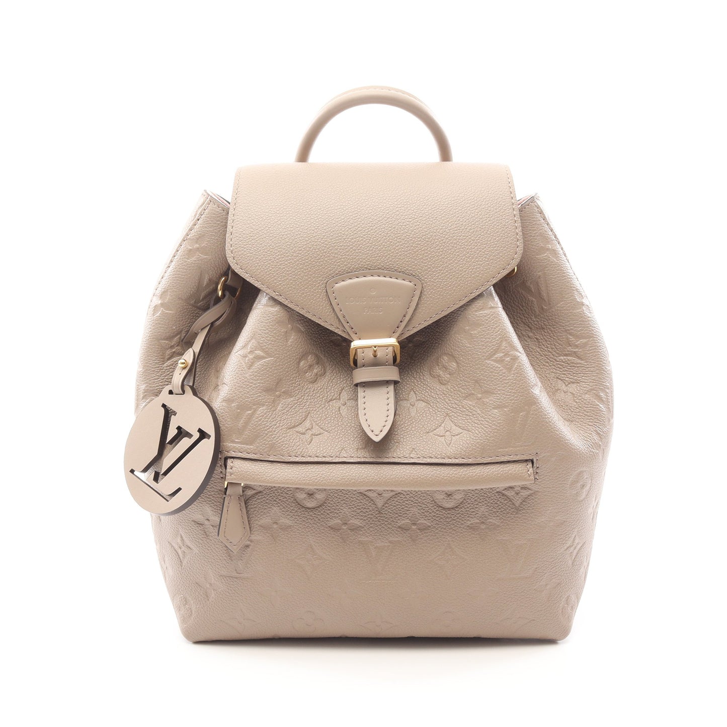モンスリPM モノグラムアンプラント トゥルトレール バックパック リュックサック レザー グレーベージュ ルイヴィトン バッグ LOUIS VUITTON